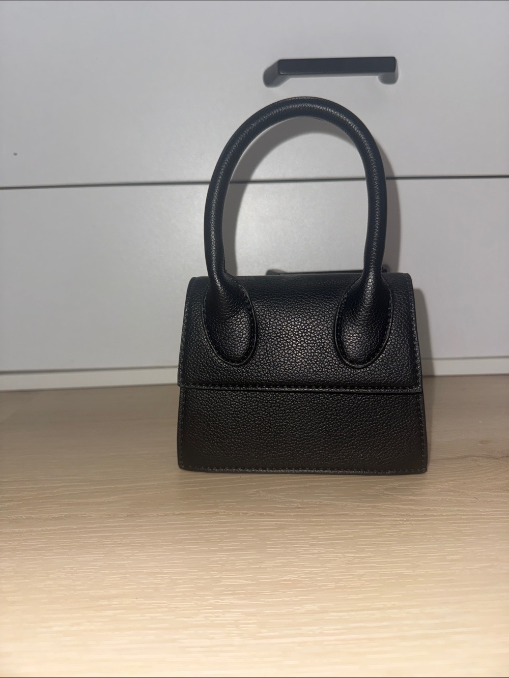 Black Mini Top-Handle Women's Bag